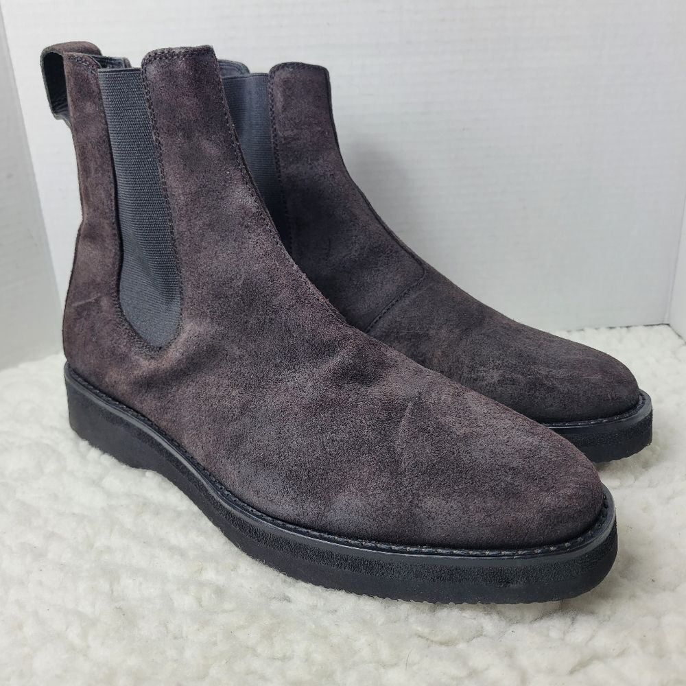 Rag & Bone Bedford Mens Chelsea Boots Sz11 Brown Suede Vibram Lightweight Sol
